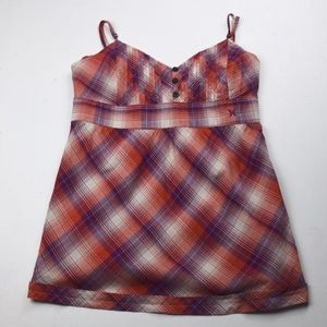 Hurley Plaid Tank Top